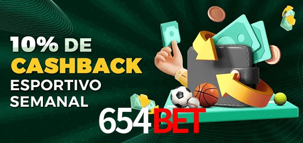 10% de bônus de cashback na 654Bet